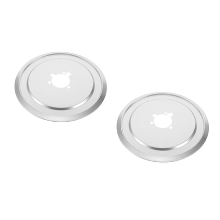 Masteelf 2pcs Stainless Steel Gas Stove Drip Pan For Kitchen Use Ring Replacement Drip Pan For Efficient Water Collection And Easy Cleaning