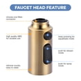 thumbnail image 4 of Wowow 3-Function Kitchen Faucet Spray Head Replacement in Brushed Nickel, 4 of 5
