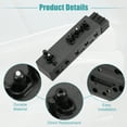 thumbnail image 5 of Unique Bargains Front Left Side Car Power Seat Switch Control Adjustment Switch for Chevrolet Equinox 2010-2018 Black, 5 of 7