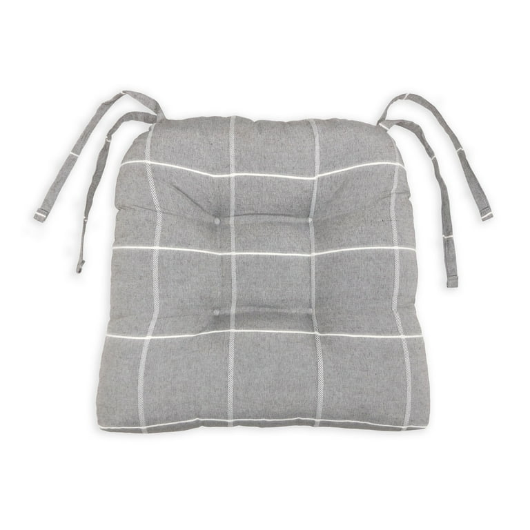 Arlee Highland Set of 2 Chair Cushions Charcoal Walmart