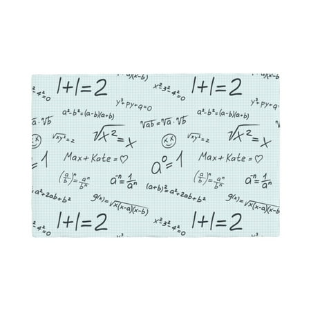 

Placemats Set Of 4 / 6 Equation Formula Math Print Placemats For Dining Table Indoor/Outdoors Heat Resistant Washable Placemats 18 X 12