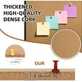 thumbnail image 5 of TooCust 16" x 24" Cork Board Black Frame, Double Sided Cork Board, Bulletin Boards for Walls, Cork Boards for Walls with Frame, 5 of 7