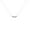 White, variant on Pure Elegance Smile Bar Curved Pendant Necklace For Women With Purple Amethyst In 925 Sterling Silver 14K Yellow Gold Over