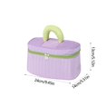 thumbnail image 5 of SouMaox Canvas Toiletry Organizer, Water-Resistant Layer, Travel Pouch, Storing Personal Items, for Business Trips Vacation Holiday Gifting, 5 of 7