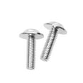 thumbnail image 2 of Almencla 10pcs 20x6mm License Number Plate Frame Screw Bolt Assortment Silver 20mmx6mm, 2 of 8