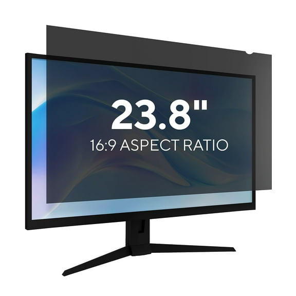 Staples Privacy Filter for 23.8" Widescreen Monitors Black 2768163