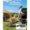 thumbnail image 2 of KFFKFF Dog Ramp for Cars, 63" L x 17" W, Folding Pet Ramps for Medium & Large Dogs up to 250lbs, Pet Stair Ramp, 2 of 9