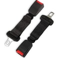 thumbnail image 2 of 2Pcs Seat Belt Extender, Car Safety Seatbelt Extenders, 9in Extension Safety Adjustable Clip Buckle Universal, Black, 2 of 8