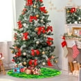 thumbnail image 4 of St. Patrick''s Day Tree Skirt Clover Christmas Tree Skirt for Holiday Party Decoration 48 Inch, 4 of 6