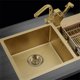 thumbnail image 2 of 1pc High-Quality 114MM Stainless Steel Sink Dish Drainer Strainer With Gold Plated For Kitchen Household Sink Drainer Strainer, 2 of 10