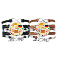 thumbnail image 1 of Cultura costumbres histórica bandera de Alemania Pulsera pareja de cuerdas de cuero Unbranded M, 1 of 3