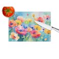 thumbnail image 3 of Anemones in Watercolor Glass Cutting Board Large 12 in x 15 in, 3 of 5