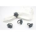 thumbnail image 6 of Fennco Styles Antique Sliver Metal Beads Little Tree Napkin Rings - Set of 4, 6 of 12
