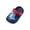 Blue, variant on Toddler Kids Cute 3D Dinosaur Charms Clogs Sandals, Lightweight Soft EVA Slip On Water Slide Slippers with Adjustable Heel Strap, Non-Slip Closed Toe All-Season Garden Shoes for Boys Girls Ages 1-9