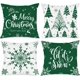 thumbnail image 1 of Lanpn - Juego de 4 fundas de almohada navideñas de 18.0 x 18.0 in, decorativas de 18.0 in, fundas de almohada para el hogar, dormitorio, habitación, vacaciones, decoración del sofá, 1 of 4