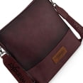 thumbnail image 5 of Wrangler Crossbody Purses for Women Two Tone Crossbody Bags Women Purses and Handbags, Burgundy, 5 of 7