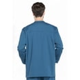 thumbnail image 5 of Cherokee Workwear Professionals Men Warm Up Scrubs Jacket Snap Front WW360, 5 of 6
