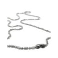 thumbnail image 3 of Silver Mens Stainless Steel Bamboo Design Bead Chain (2mm) 24 inch, 3 of 3
