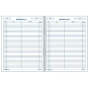 Rediform Wirebound Incoming/Outgoing Call Register, 11 X 8.5, 100 Pages (50-111)
