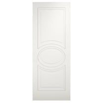 Slab Door Panel 32 x 80 inches / Mela 7001 Matte White / Modern Finished Doors / Pocket Closet Sliding Barn