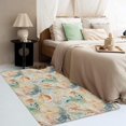 thumbnail image 3 of Abstract Rugs for Living Room Bedroom - Colorful Rug 3x5 - Leaf Carpet for Home Decor - Washable Non Slip Patterned Indoor Small Area Rug - Soft & Low Pile (ZK&717), 3 of 7