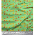 thumbnail image 1 of Soimoi Cotton Poplin Fabric Square & Floral Artistic Print Fabric by the Yard 42 Inch Wide, 1 of 1