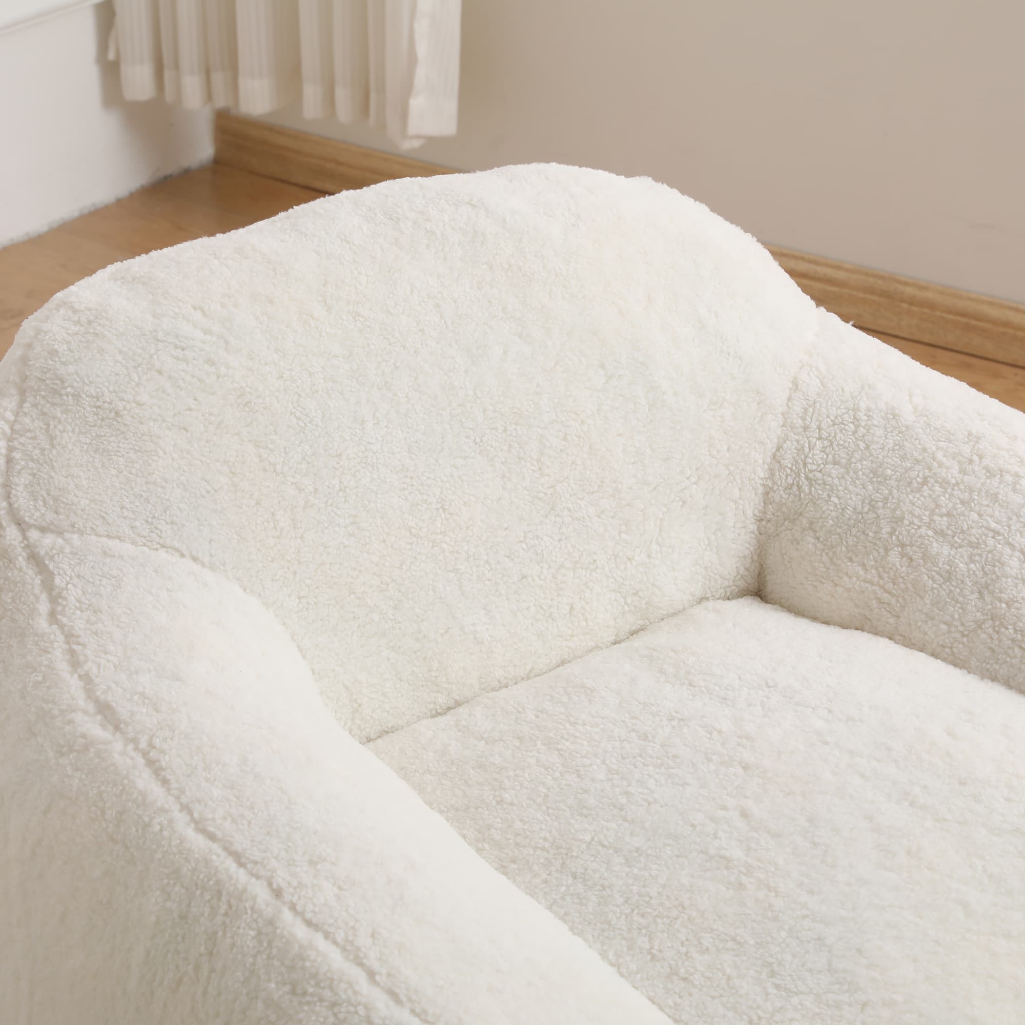 MAYEERTY Giant Bean Bag Sofa for Adults - Spacious, Armrests, Memory Foam Filler, Living Room/Bedroom.