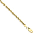 thumbnail image 1 of 10K Yellow Gold 2.75mm Diamond Cut Extra-Lite Rope Chain, 1 of 2