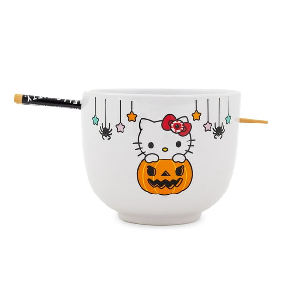 Juego de vajilla Sanrio Hello Kitty Pumpkin Boo Ramen Ceramic