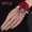 F, variant on 5PCS Satin Rose Pearl Wrist Corsage for Bridal Bridesmaid Wedding Party Accessories