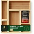 thumbnail image 2 of Royal Craft Wood 5-Piece Bamboo Drawer Organizer Box Set –  Storage Trays for Kitchen, Bathroom, Office, Desk – Utensil Holder and Silverware Drawer Organizer (Natural), 2 of 11