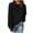 Black Tops, variant on Htigea Women's Sweater Pullover Casual Crewneck Long Sleeve Tops Fall Winter Knit Jumper Gray S