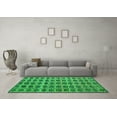thumbnail image 3 of Ahgly Company Indoor Rectangle Abstract Green Modern Area Rugs, 2' x 4', 3 of 4