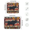 thumbnail image 3 of Moose Silhouette Dish Drying Mat 18x24 Absorbent Microfiber Draining Rack Pad for Kitchen Counter Sink, 3 of 8
