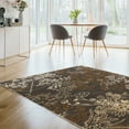 thumbnail image 3 of Linon Home Décor Ashton Area Rug Collection, Charcoal and Gold, 5' x 8', 3 of 5