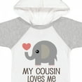 thumbnail image 4 of Inktastic My Cousin Loves Me Boys or Girls Baby Bodysuit, 4 of 5