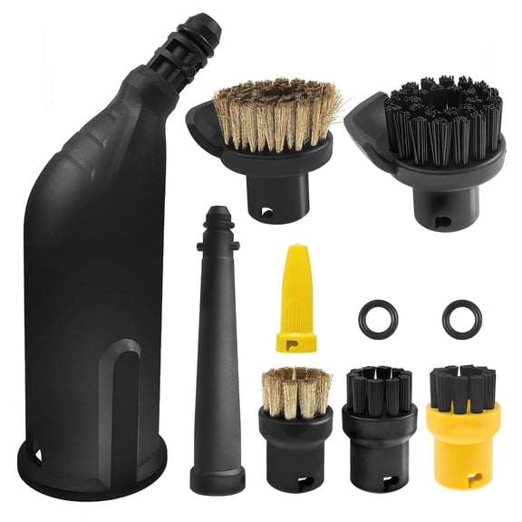 Tcwhniev Nylon Plastic Steam Cleaner Accessories for SC1 SC2 SC3 SC4 SC5 Versatile Wear Resistant Steam Cleaner Brush Nozzle for Cleaning Seam Corner Edge