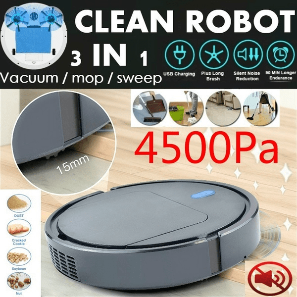 Smart Floor Vacuum Automatic Sweeping Cleaner Robot Cleaners Vacuum new B3Y3 