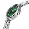 thumbnail image 3 of BERNY Small Silver Watches for Women Dainty Vintage Ladies Analog Quartz Bracelet Watch, Adjustment Tool Included Stainless Steel Waterproof, Fashion Luxury Womens Wrist Watches Gifts (Green), 3 of 9