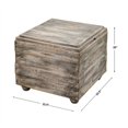 thumbnail image 3 of Uttermost Table Cube en Bois Avner, 3 of 3