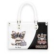 thumbnail image 3 of Himalayan Cat Bag, Personalized Leather Handbags For Women - Personalized Bag with Name - Tote Bags for Mom Grandma - Custom Gifts Ideas for Her, Gift for Cat Lover, Cat Mom, 3 of 7