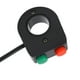 thumbnail image 4 of Interruptor de Faro de Bocina Hamdlebar, Luz de Cabeza de Bocina de 12 V, Interruptor de Manillar Con Botón de Encendido y Apagado Negro para Motocicleta Scooter, 4 of 7