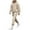 #009-Khaki, variant on Yaoyar Mens Valentine's Day Love Print Hooded Pullover With Pockets Long Sleeves Elastic Waist Pockets Trousers Two-Piece Sports Suit