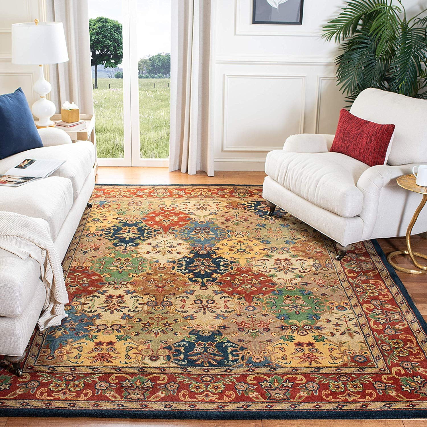 Safavieh Heritage Collection HG911A Handmade Traditional Oriental Multi ...