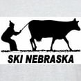 thumbnail image 3 of CafePress - Ski Nebraska Ash Grey T Shirt - Light T-Shirt - CP, 3 of 4