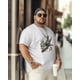 thumbnail image 5 of Men T-Shirt,Soft Crewneck Tee Shirt Retro Lizard on Tree Branch Short Sleeve Casual T Shirts, 5 of 8