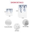 thumbnail image 7 of Navy Blue Eucalyptus Leaves Kitchen Dish Towels for Drying Dishes Set of 2, Summer Leaf Watercolor Waffle Weave Microfiber Hand Tea Bathroom Towels Quick Dry & Absorbent Towel 12x12, 7 of 7