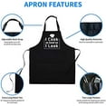 thumbnail image 2 of Funny BBQ Aprons for Men, Dad Gifts, Gifts for Men, Fathers Day, Birthday Gifts Aprons,Adjustable and Waterproof, 2 of 6