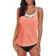 thumbnail image 1 of Camiseta sin mangas push-up de dos piezas con espalda en T para mujer, 1 of 7