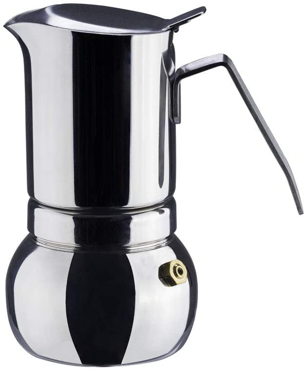 Début Stainless Steel Italian Espresso Coffee Maker Stovetop Moka Pot Greca  Coffee Maker Latte Cappuccino Percolator, 8 Espresso Cup - 16.9 Oz - Walmart .com